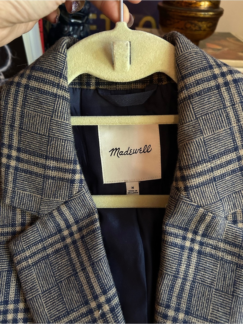 Madewell Mercer Relaxed Oversized Wool-Blend Blazer - Picture 4 of 5
